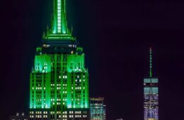 Green Empire State Building Image